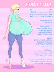 1girls character_sheet gigantic_breasts hexamous holly_hills_(hexamous) huge_breasts milf