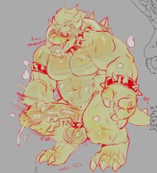 bowser from mario (series) by concosive