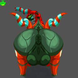 1boy anus anus_focus anus_only ass ass_bigger_than_head ass_focus asshole balls ballsack bug butt_focus kire_the_cat male male_focus male_only pokemon pokemon_(species) pokephilia scolipede shiny shithole