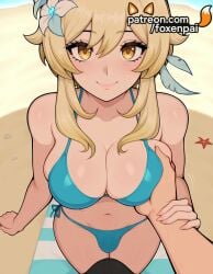 lumine (genshin impact) from genshin impact by foxenpai