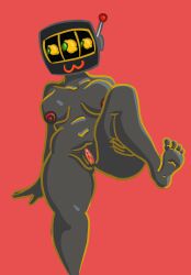 big_breasts breasts cloverpit curvy feet female indie_game invalid_tag pussy robot robot_girl slot_machine tagme tagme_(artist) vagina