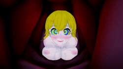 1girls 3d animal_print ass blonde_hair breasts choking cleavage failed_resistance fat_tits female female_prey happy_trance huge_ass huge_breasts hypnosis jungle kaa kaa_eyes koikatsu lipstick long_hair midriff mind_control mindless mrkoiru nipples outdoors ponytail red_lipstick rwby smile snake snake_vore the_jungle_book topless tree vore wide_hips yang_xiao_long
