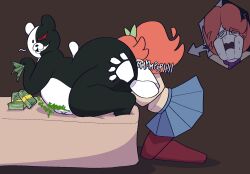 monokuma from danganronpa by ti ti ling