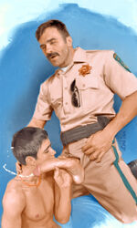 2boys 5_fingers age_difference artist_signature balls ballsack belt big_penis blowjob blue_background boots bottomwear brown_hair circumcised closed_eyes clothed clothed_male_nude_male clothed_sex clothing cmnm cock_hungry cock_worship collared_shirt color completely_nude cop cross-eyed cum cumshot curved_penis daddy dangling_testicles dark_hair digital_media_(artwork) dilf duo ejaculation erect_nipples erection eyes_closed eyewear facial_hair feet_out_of_frame five_o'clock_shadow footwear fully_clothed gay genitals giving glans half-closed_eyes hand_on_neck hand_on_penis handjob holding_neck holding_penis human human_only humanoid_penis jerked_silly jewelry kneeling kneeling_oral_position large_penis light-skinned_male light_skin long_penis looking_pleasured lord_iron low_hanging_balls male male_nipples male_only manly mature_male mostly_clothed mustache naked neck_chain neck_grab necklace nude_male older_dom_younger_sub older_male older_man_and_younger_boy on_duty one_eye_closed open_mouth oral_sex orgasm orgasm_face original_character original_characters pants pecs penis penis_against_face penis_on_cheek penis_on_face penis_out penis_through_fly pleasure_face pockets police police_badge police_officer police_uniform realistic risky_sex scrotum sex sheriff sheriff_badge shirt shirtless smooth_skinned_male stubble sucked_silly sunglasses tan_pants tan_shirt testicles topwear uncensored uniform unprofessional_behavior unzipped unzipped_pants utility_belt vein veiny_arms veiny_penis watermark work_uniform yaoi younger_male