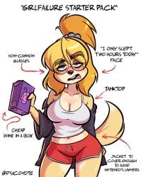isabelle (animal crossing) from animal crossing by psicoyote