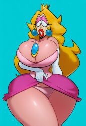 princess peach from mario (series) by lubbasdump