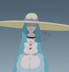 big_breasts big_tits breast_imprints breasts charlotte_amande cleavage ergos face_imprint female female_only female_pred female_prey hat huge_breasts hyper hyper_throat_bulge long_hair long_neck nami_(one_piece) one_piece oral_vore same_size_vore sexy_female sexy_pred sexy_prey swallowing throat_bulge unwilling_prey very_long_hair very_long_neck vore