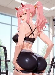 zero two (darling in the franxx) from darling in the franxx by rissuai