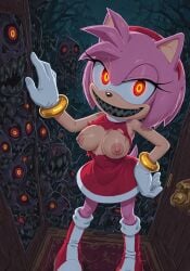 amy rose from halloween by thesoniks