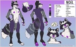 2025 4_toes 5_fingers anthro armpit_hair artist_name ass athletic athletic_cuntboy athletic_intersex big_butt big_clitoris big_tail biped black_body black_fur body_hair bone bone_mask character_name clitoris cuntboy digital_media_(artwork) english_text feet fingers front_view fur genitals gradient_background grey_body grey_fur happy_trail hi_res highlights_(coloring) hindpaw intersex looking_at_viewer mammal mask model_sheet multicolored_body multicolored_fur multiple_poses neck_tuft nipples noel_(raccsdatfapps) pawpads paws pose procyonid pubes purple_body purple_eyes purple_fur purple_highlights purple_nipples purple_pawpads pussy raccoon rear_view rileyavocado scar signature simple_background skull skull_mask slim snout solo tail tail_fluff text three-quarter_view toes tuft vulva white_body white_fur