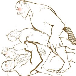 2d 4boys anal blush dockge foursome heavy_(team_fortress_2) heavy_weapons_guy human human_male human_only male male_only medic medic_(team_fortress_2) sex sweat team_fortress_2 yaoi