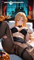 asuna (sao) from halloween by skypassion