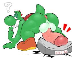 green yoshi from mario bros by doost