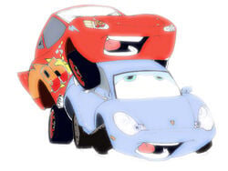 1boy 1girls ambiguous_penetration cars_(film) disney lightning_mcqueen pixar sally_carrera sex straight what where_is_your_god_now