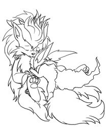 arcanine dominant_feral eeveelution flareon pok&eacute;mon_(species) pokemon pokemon_(species) tagme