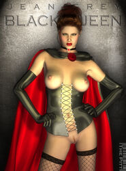 3d black_queen jean_grey marvel straight_hair the_pitt x-men