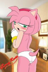 amy_rose beige_skin color female female_only fur furry furry_bomb hedgehog mitsuharu_takura pink_fur skin solo sonic_(series) straight_hair