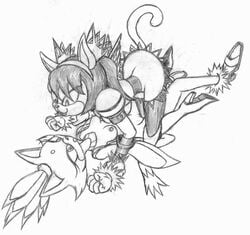 anthro anthro_female anthro_only blaze_the_cat furry furry_female furry_only honey_the_cat mobian_(species) sega sonic_(series) sonic_the_fighters straight_hair xionracer