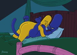 cat cat_marge feline female homer_simpson human interspecies jimmy male marge_simpson straight tagme the_simpsons zoophilia