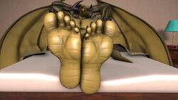 16:9 2021 3d 3d_(artwork) 3d_animation 5_toes abs alarm_clock animated anthro barefoot bed bedroom claws clock curling_toes daddy_kink dialogue digital_media_(artwork) dragon feet feet_wiggling first_person_view foot_fetish foot_focus foot_play furniture furniture_lamp green_body hands_behind_head horn hudson_(zp92) humanoid_feet inviting lamp light looking_at_viewer lying male moving muscular muscular_anthro muscular_male mythological_creature mythological_scalie mythology nude on_bed open_mouth orange_sclera pecs plantigrade scalie shadow short_playtime simple_background sitting solo sound source_filmmaker_(artwork) tagme tail talking_to_viewer toe_claws toes video voice_acted wall_(structure) widescreen wiggle wings zp92