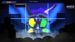 1boy 1girls ahe_gao blacklight bodypaint dark-skinned_female dark_skin exhibitionism female male public public_nudity public_sex pussy spunkstock straight vagina vaginal_penetration vaginal_sex video