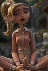 1boy 1boy1girl 1girls ai_generated artist_name barefoot blonde_hair blurry blurry_background breasts closed_eyes clothed_female_nude_male courtney_babcock cum cum_on_body cum_on_feet earrings ejaculation erection eyeshadow feet female footjob hi_res jewelry knees_apart_feet_together laika_studios long_hair long_sleeves makeup male midriff mole nail_polish navel navel_piercing open_mouth outdoors pants paranorman penis piercing ponytail pov r34arts shirt sitting small_breasts soles solo_focus spread_legs straight toenail_polish toenails toes two-footed_footjob uncensored water wet