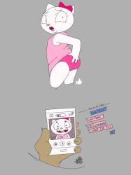 begging_for_sex cat_girl catgirl female flat_chest grabbing_ass hello_kiki les_kassos non-human tinder