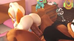 3d 3d_animation animated anthro balls breasts chao_(sonic) cheese_the_chao countersfm cream_the_rabbit cub duo erection female female_cub futa_on_female futanari huge_ass huge_breasts huge_butt intersex male masturbation nude penis pussy rabbit sex sonic_(series) sound tagme vaginal_penetration vaginal_sex video whisper_the_wolf wolf young