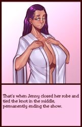 1girls big_ass big_breasts breasts breasts_bigger_than_head curvaceous curvy curvy_figure dialogue digital_media_(artwork) english_text female hips hourglass_figure huge_ass huge_breasts large_ass large_breasts legs mature mature_female ngtvisualstudio original original_character slim_waist text thick thick_hips thick_legs thick_thighs thighs voluptuous waist wide_hips