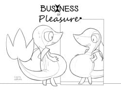 belly big_belly bodily_fluids feral generation_5_pokemon grimace hand_on_belly longlevy male mirror nintendo pokemon pokemon_(species) pregnant pregnant_male snivy solo story story_at_source story_in_description sweat sweatdrop