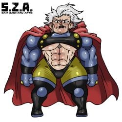 1girls 2024 abs artist_name big_breasts big_muscles black_eyes black_lips blush breasts cape closed_frown clothed clothed_female clothing dc dc_comics digital_drawing_(artwork) digital_media_(artwork) elderly elderly_female female female_only front_view frown full-length_portrait gilf glistening glistening_body glistening_breasts glistening_clothing glistening_hair glistening_skin granny granny_goodness grey_hair hair light-skinned_female light_skin lips looking_at_viewer mature mature_female mature_woman mouth_closed muscle_girl muscle_mommy muscular muscular_arms muscular_female old old_woman pink_blush portrait red_cape red_clothing samzacharyarts short_hair simple_background solo solo_female standing the_new_gods thick_lips thick_thighs under_boob underboob white_background
