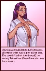 1girls big_ass big_breasts breasts breasts_bigger_than_head curvaceous curvy curvy_figure dialogue digital_media_(artwork) english_text female hips hourglass_figure huge_ass huge_breasts large_ass large_breasts legs mature mature_female ngtvisualstudio original original_character slim_waist text thick thick_hips thick_legs thick_thighs thighs voluptuous waist wide_hips