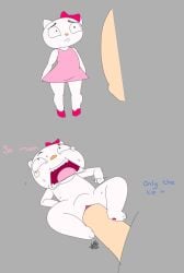 artist_request big_penis cat_girl catgirl female flat_chest hello_kiki les_kassos male non-human penis tears