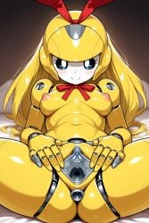 ai_generated ass asshole doraemon dorami female gavver_x mecha nipples pussy robot robot_girl spread_legs spread_pussy