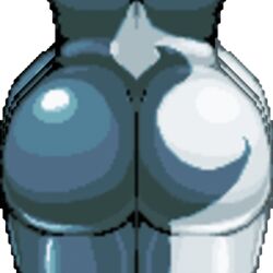 1girls alpha_channel animated animated_gif ass ass_up big_ass bouncing_ass butt_crack female female_only imp_midna midna nintendo nude the_legend_of_zelda thick_thighs transparent_background twilight_princess unnoticeableperson wide_hips