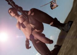 1futa 3d areolae balls boots bottomless breasts casual club_shaped_penis crotch_cutout curvy cutout erect_nipples exposed_penis firearm flaccid footwear futa_only futanari gloves gun helicopter human intersex large_balls large_penis legwear low-angle_view mascara medium_breasts metal_gear_solid metal_gear_solid_v nipples pale_skin penis penis_base perky_breasts quiet_(metal_gear) rastifan retracted_foreskin rifle ripped_clothes shaved solo torn_clothes torn_legwear torn_pantyhose underboob weapon worm's-eye_view