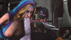 1futa 3d :>= angry_dragon balls big_penis blowjob blowjob_face breasts crystal_maiden dickgirl dota_2 fellatio female futa_on_female futadarkrim futanari horse_lips huge_cock intersex oral penis sloppy templar_assassin