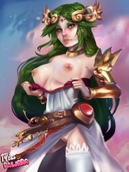 palutena from kid icarus by missxrawrrr