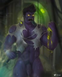 1boy abs jhooga league_of_legends male male_only mundo_(league_of_legends) muscular_male penis tagme