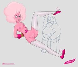 1boy areolae breasts cartoon_network diamond_authority female female_focus flat_chest gem_(species) gloves greg_universe imminent_rape lipstick male nipples nude pink_diamond_(steven_universe) pink_eyes pink_hair pink_skin pussy rape roped small_breasts steven_universe thepapercat thick_lips thighhighs vagina wide_hips