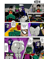 ! ... 1girls 2boys ass ass_shake beast_boy bent_over big_ass big_breasts big_penis bouncing_ass bouncing_breasts breasts cheating cheating_girlfriend cloak clothing comic cucked_by_friend cuckold dc dc_comics dialogue dick_grayson doompypomp erection erection_under_clothes eyes_popping_out female garfield_logan goth huge_ass huge_breasts huge_cock large_ass large_breasts looking_at_ass male motion_lines muscular muscular_male netorare ntr outerwear posing rachel_roth raven_(dc) robin_(dc) robin_(dick_grayson) seductive teen_titans text twerking