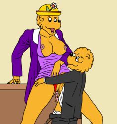 berenstain_bears brother_bear_(character) clothes female gerboisebleu incest male mama_bear mama_bear_(the_berenstain_bears) straight vaginal_penetration