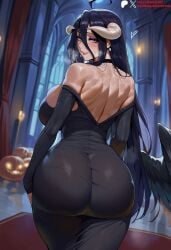 albedo (overlord) from halloween by duxvector