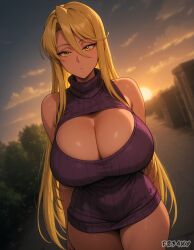shizuka marikawa from highschool of the dead by fr34ky