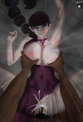 boob_squish crying_with_eyes_open cum_in_pussy cum_inside dress gritted_teeth jujutsu_kaisen remi_(jujutsu_kaisen)