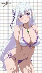 emilia (re:zero) from re:zero kara hajimeru isekai seikatsu by indexryo