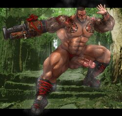 barret wallace from final fantasy by hitenmaru
