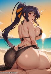 akeno himejima from high school dxd by petitelyna