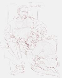 beard big_penis blowjob body_hair broadway daddy dilf facial_hair gay gay_sex hades_(hadestown) hadestown homosexual homosexual_sex older_male older_male_younger_male praise self_insert sucking_penis yaoi