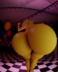 animatronic animatronic_female ass_focus big_ass big_butt cometfnia dready_(dreadyandnairo) five_nights_at_freddy's five_nights_in_anime fnaf fnaf_oc fnia furry furry_female request shaking_ass shaking_butt swinging_hips tagme twerking video yellow_skin